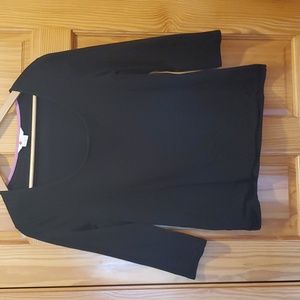 Boden 3/4 Sleeve Top Black US 14